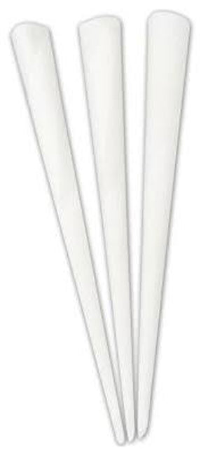 Gold Medal 3321 Disposable Plain Cotton Candy Cones - White - 300/Box
