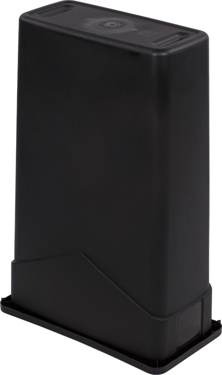 Carlisle 34202303 Carlisle TrashCan 23Gal Rectangular Plastic Black