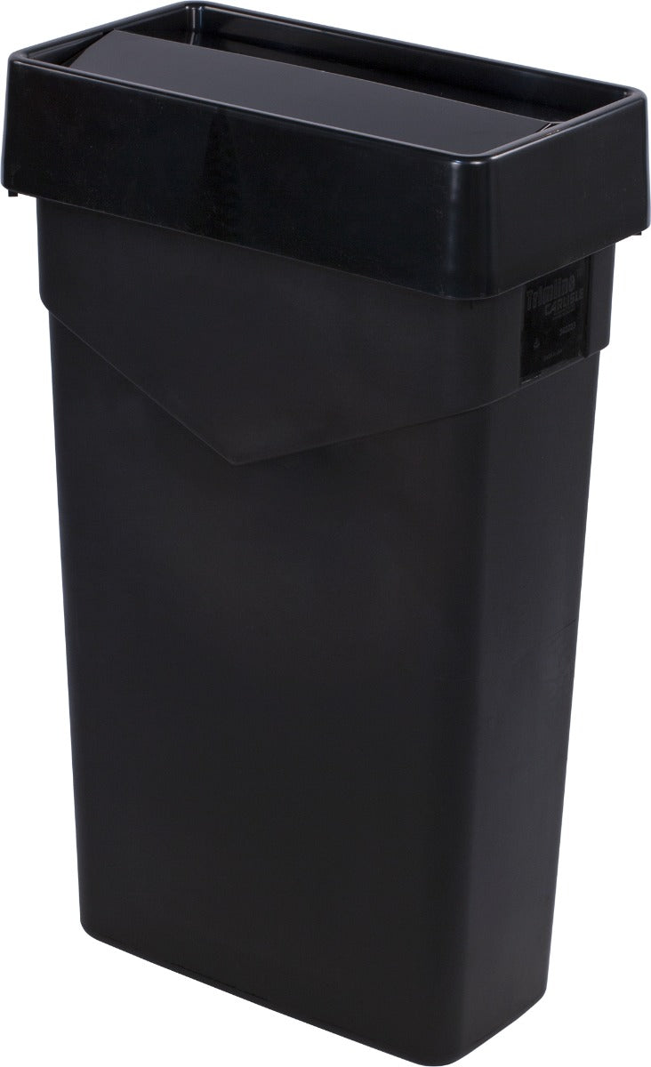 Carlisle 34202303 Carlisle TrashCan 23Gal Rectangular Plastic Black