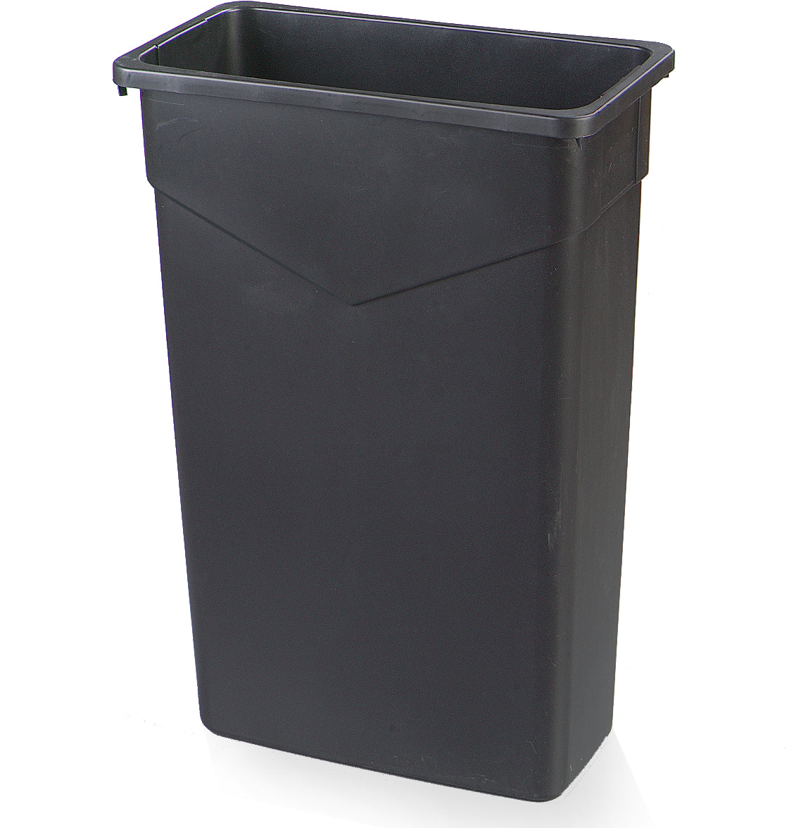 Carlisle 34202303 Carlisle TrashCan 23Gal Rectangular Plastic Black