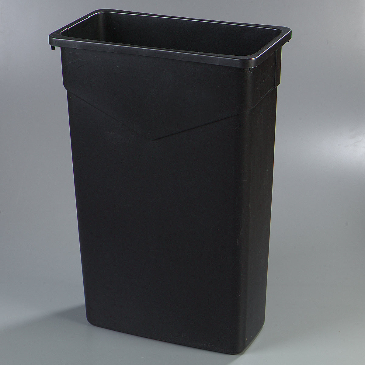 Carlisle 34202303 Carlisle TrashCan 23Gal Rectangular Plastic Black