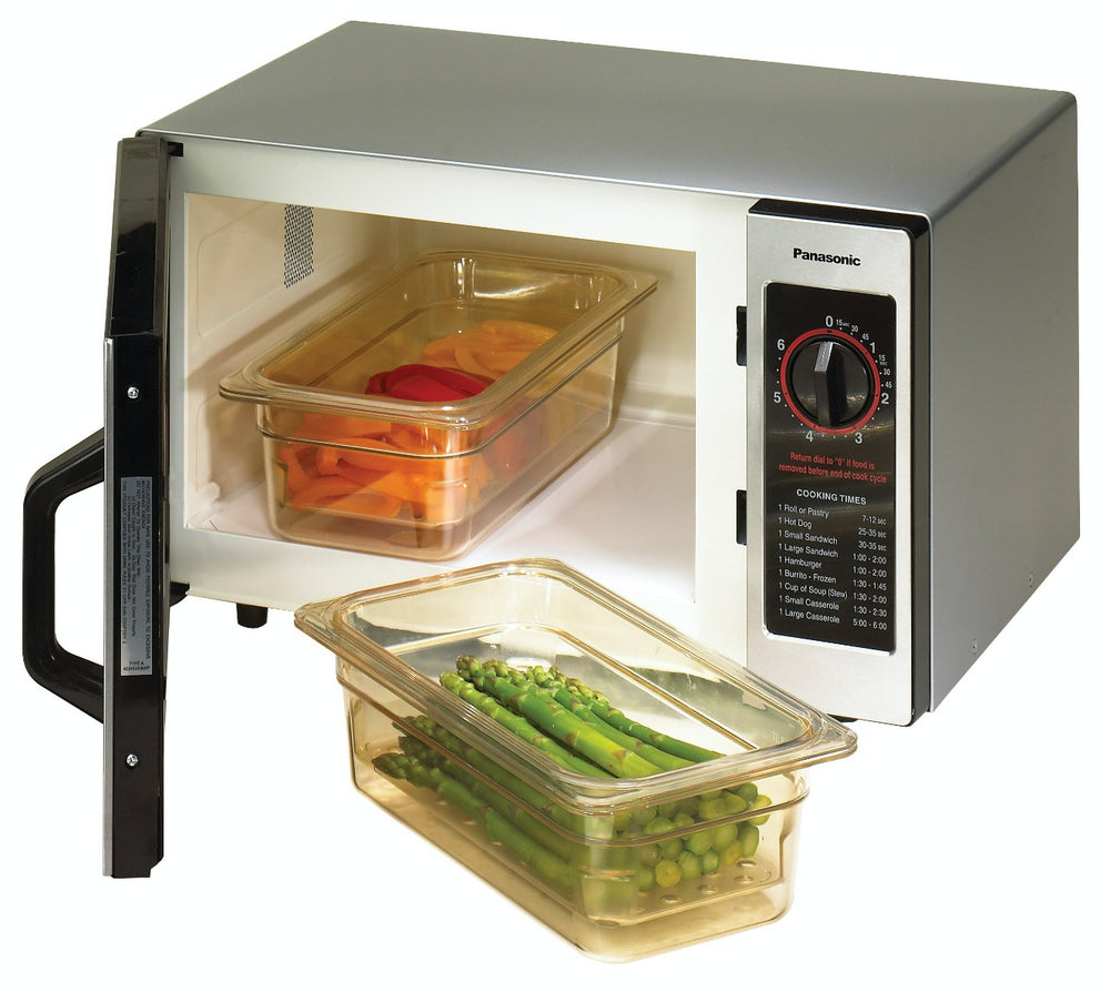 Cambro 24HP150 High Heat Food Pan  1/2 Size 4" Deep Amber