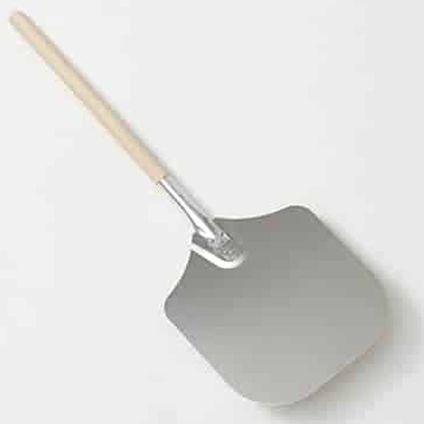 American Metalcraft 3512 Aluminum Pizza Peel with Wood Handle 35-1/2"OAL - 12"W x 14"L Medium Blade