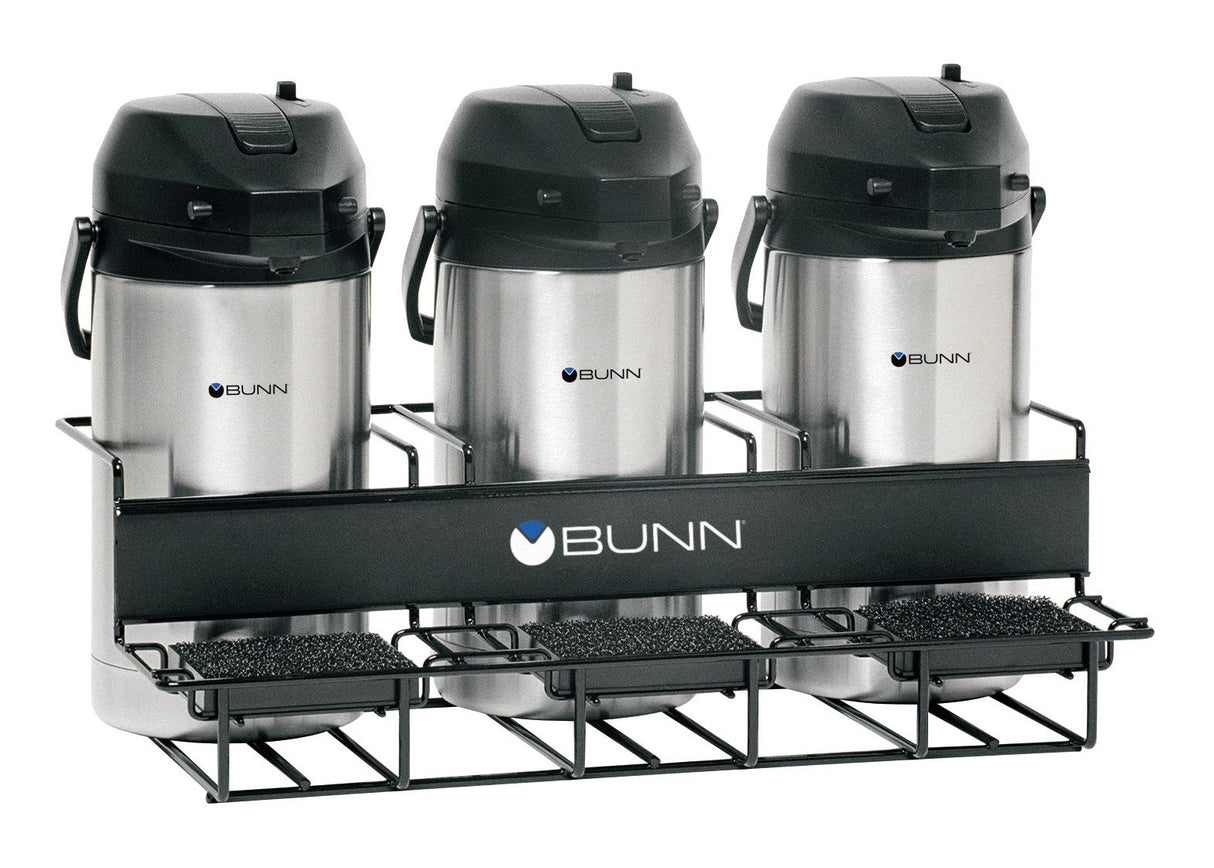 Bunn 35728.0002 UNIV-3 APR Universal Airpot Rack - Holds up to 3 Portable Airpots