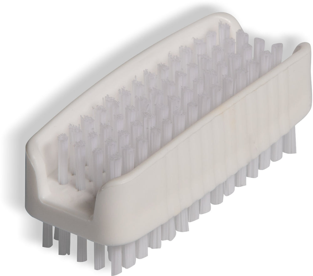 Carlisle 3623900 Sparta Double-Sided Hand and Nail Brush 3-1/2" - White