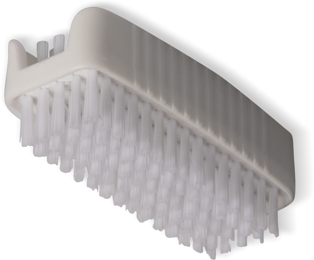 Carlisle 3623900 Sparta Double-Sided Hand and Nail Brush 3-1/2" - White