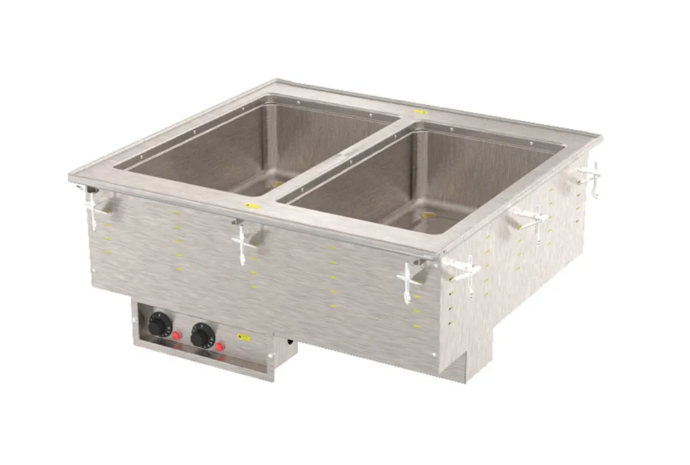 Vollrath 3640001 Drop-In Hot Food Well w/ (2) Full Size Pan Capacity, 208 240v/1ph
