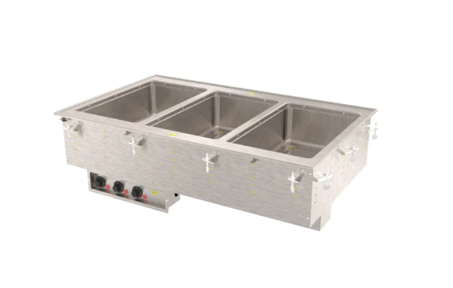 Vollrath 36404 Drop-In Hot Food Well w/ (3) Full Size Pan Capacity, 120v