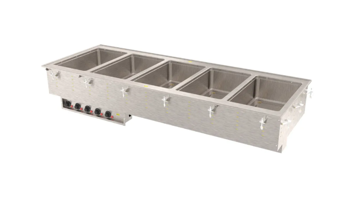 Vollrath 3640871 Drop-In Hot Food Well w/ (5) Full Size Pan Capacity, 208 240v/1ph