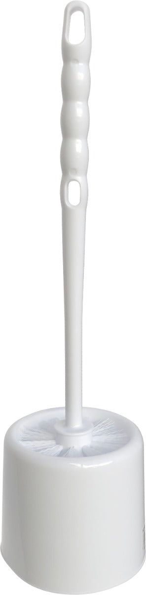 Carlisle 36719700 Flo-Pac Bowl Brush with Caddy - Poly White 3" x 14-1/2