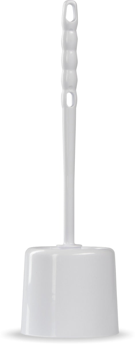 Carlisle 36719700 Flo-Pac Bowl Brush with Caddy - Poly White 3" x 14-1/2