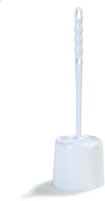 Carlisle 36719700 Flo-Pac Bowl Brush with Caddy - Poly White 3" x 14-1/2