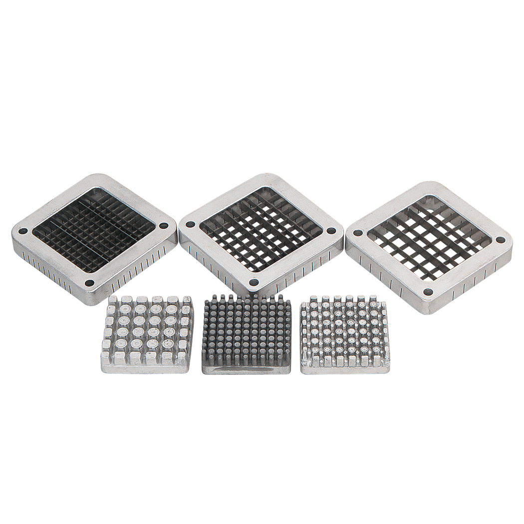 Browne 37538 French Fry Blade Kit includes: 3/8in cut blade frame & pusher block