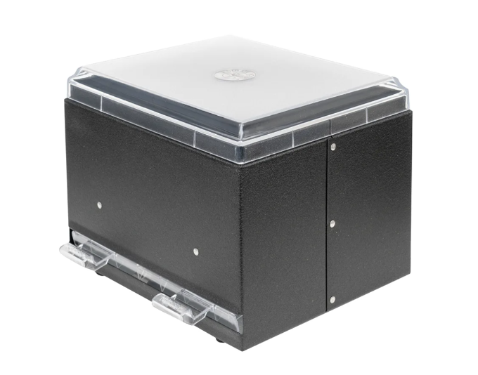 Vollrath 3802-06 Double Sided Straw Dispenser - 500 Capacity, Black