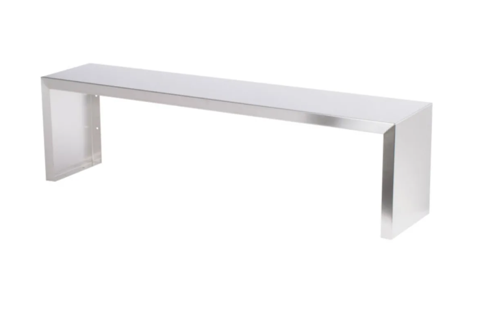 Vollrath 38034 61 1/4" Double Deck Overshelf - 61 1/4" x 10" x 26", Stainless