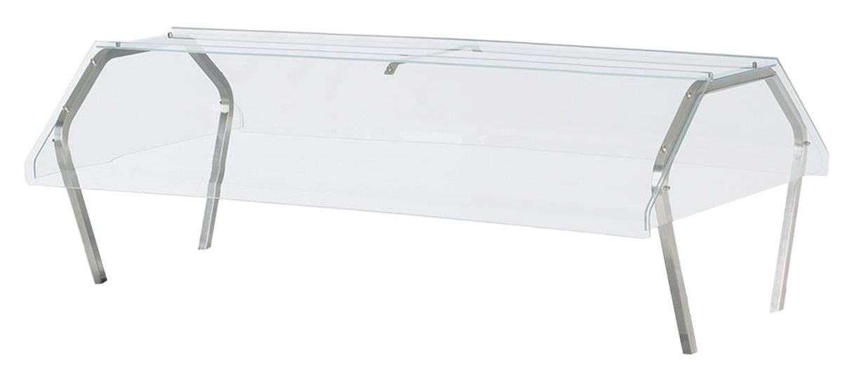 Vollrath 38065 ServeWell Plexiglass Buffet Breath Guard 76" - for 5-Well / Pan Hot or Cold Food Tables