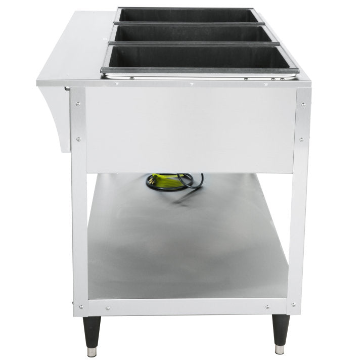 Vollrath 38203 ServeWell SL Electric 3-Well Hot Food Table 46" - Sealed Well - 120v, 1440W