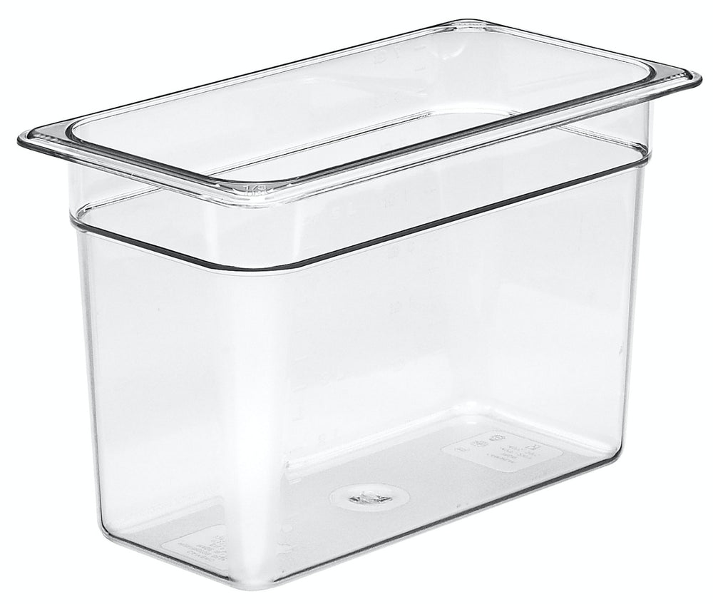 Cambro 44CW135 Food Pan 1/4 Size 4" Deep Clear