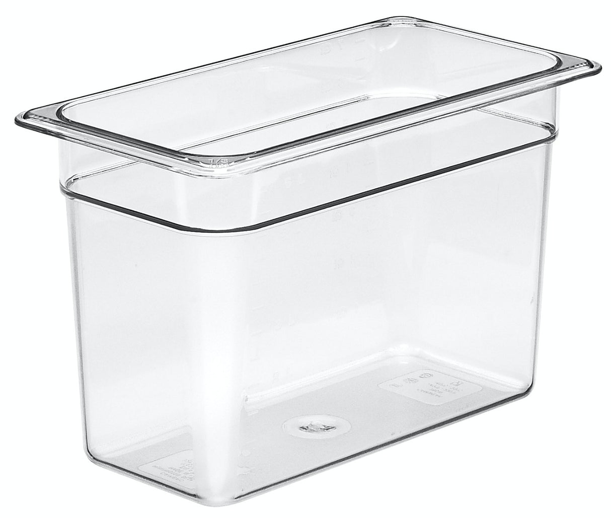 Cambro 44CW135 Food Pan 1/4 Size 4" Deep Clear