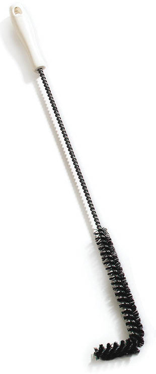 Carlisle 4015200 Sparta Fryer Brush with Polyester Bristles and Plastic Handle 23"