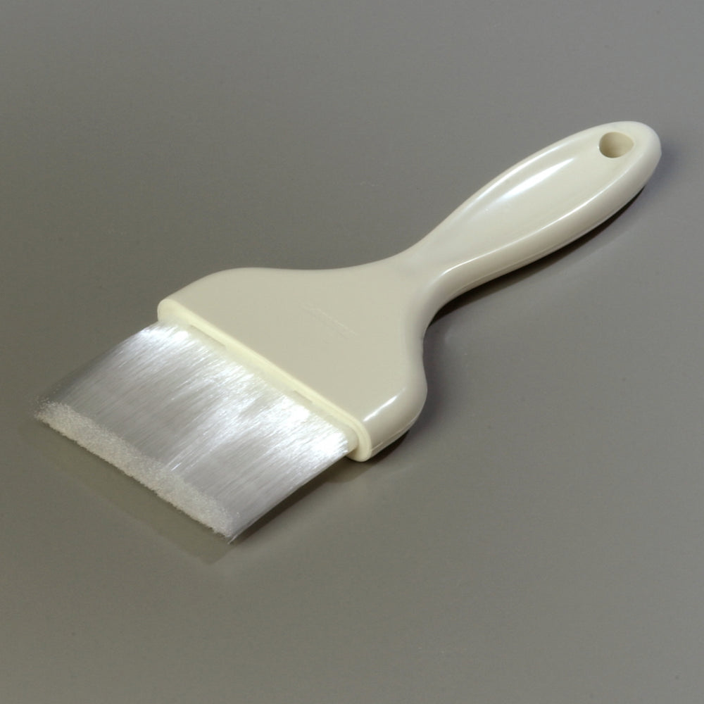 Carlisle 4039202 Sparta Galaxy Flat Pastry Brush with 3"W Nylon Bristles & Plastic Handle - White