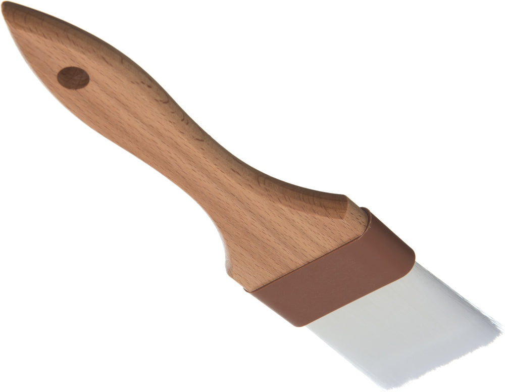 Carlisle 4039700 Sparta Chef Series Flat Pastry Brush with 2"W Nylon Bristles & Wood Handle