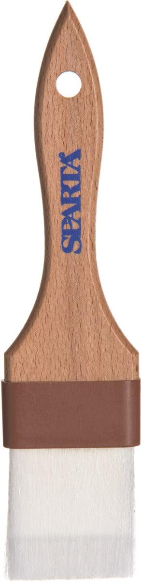 Carlisle 4039700 Sparta Chef Series Flat Pastry Brush with 2"W Nylon Bristles & Wood Handle