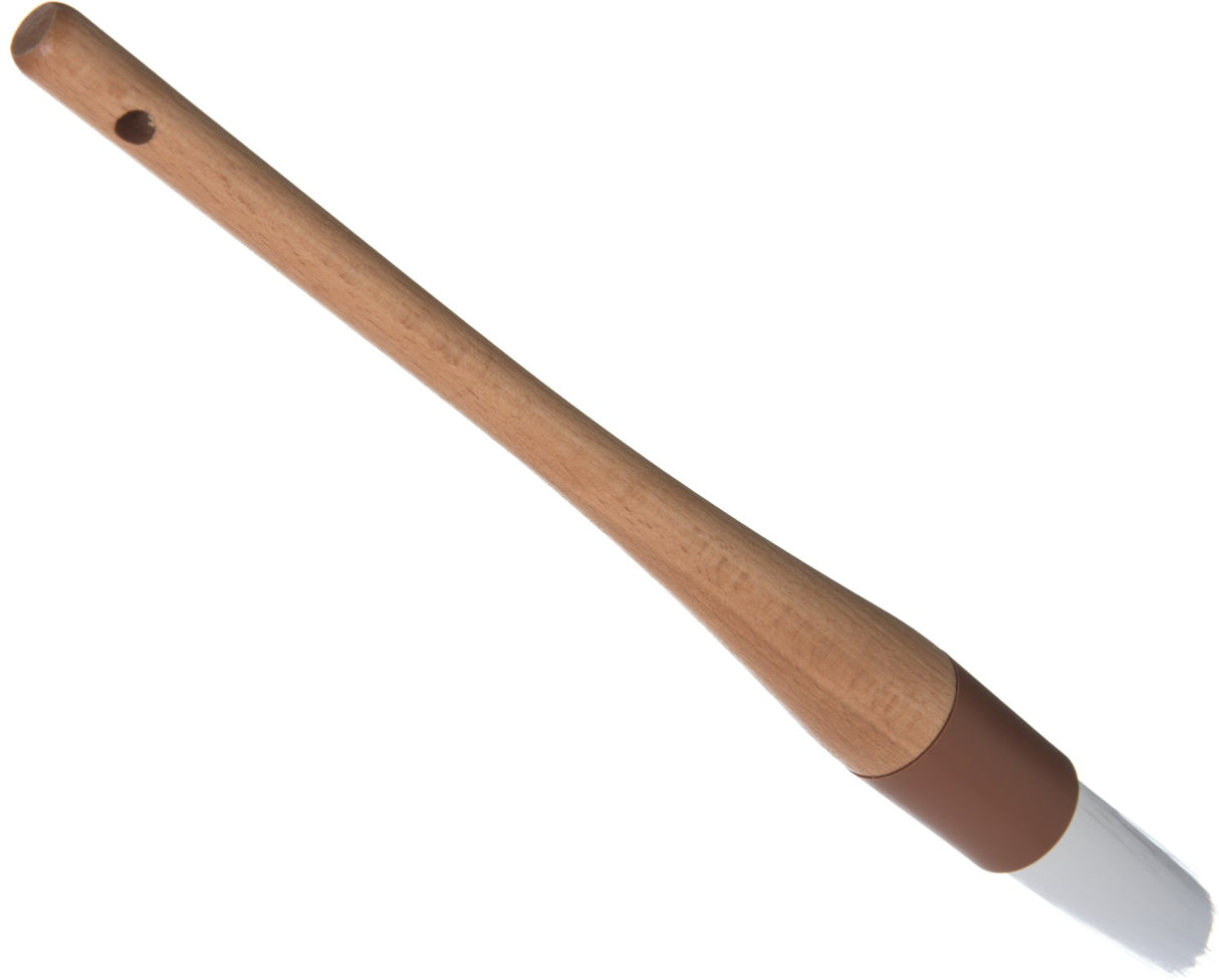 Carlisle 4040000 Sparta Chef Series Round Pastry Brush with 1"Dia. Nylon Bristles & Wood Handle