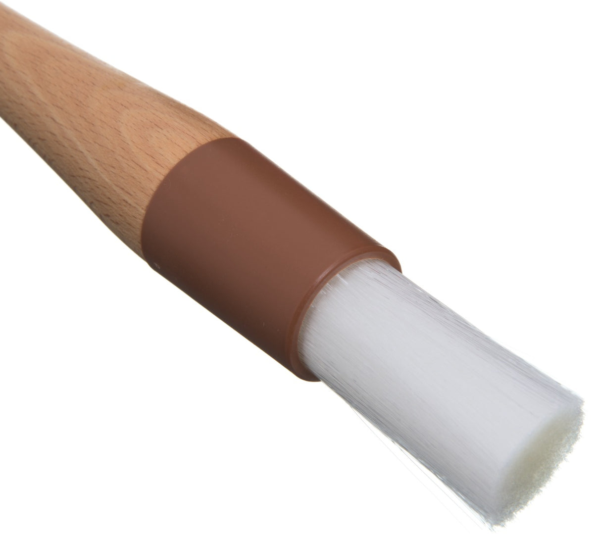 Carlisle 4040000 Sparta Chef Series Round Pastry Brush with 1"Dia. Nylon Bristles & Wood Handle