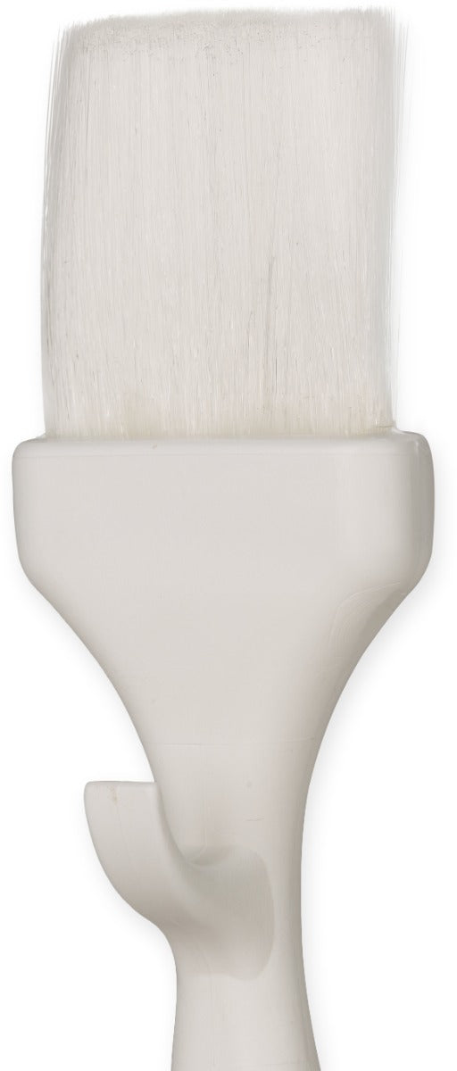 Carlisle 4040102 Sparta Meteor Pastry/Basting Brush with White Nylon and White Plastic Handle 2"