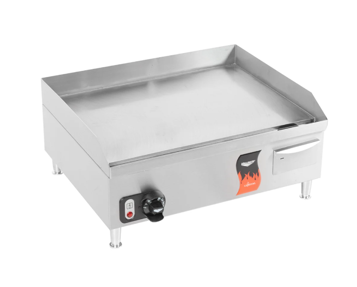 Vollrath 40716 24" Electric Griddle w/ Thermostatic Controls - 1/2" Steel Plate, 220v/1ph