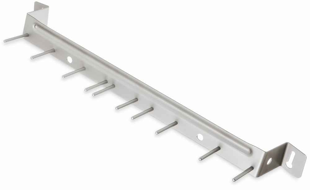 Carlisle 4073500 Sparta Spectrum Aluminum Broom & Brush Rack 17"