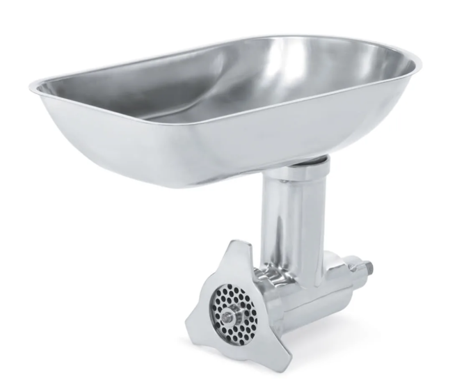 Vollrath 40786 Meat Grinder Attachment - #12 Hub, 0.12" & .31" Grinder Plates, Fits Floor Mixers