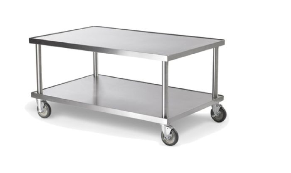 Vollrath 4087924 24" Heavy-Duty Mobile Equipment Stand with Undershelf