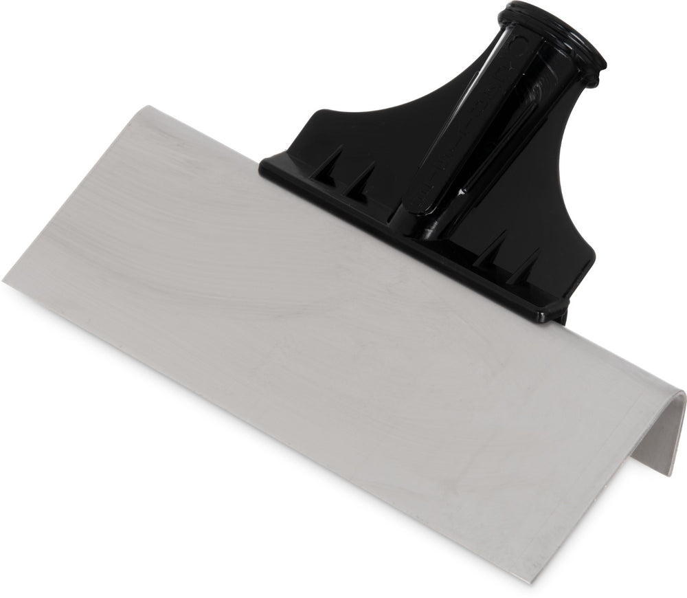 Carlisle 4161900 Carlisle Floor Scraper 8" SS w/o Handle Black