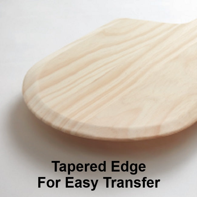 American Metalcraft 4218 Deluxe Wood Pizza Peel with Long Handle 42"OAL - 18"W x 18"L Blade