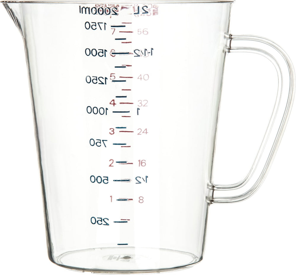 Carlisle 4314407 Carlisle Measuring Cup 64 oz, Clear Plastic