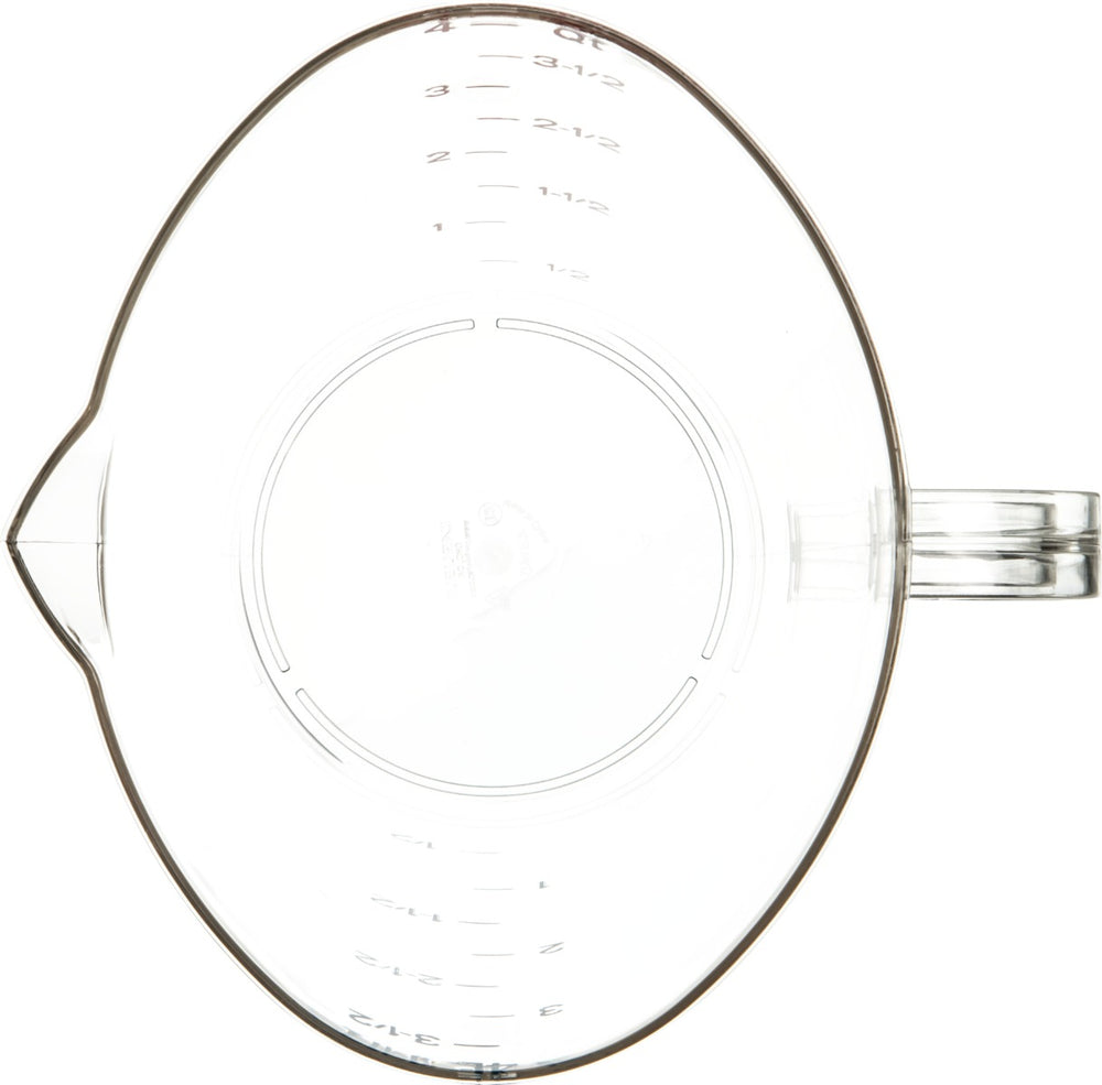 Carlisle 4314507 Carlisle Measuring Cup 128 oz, Clear Plastic