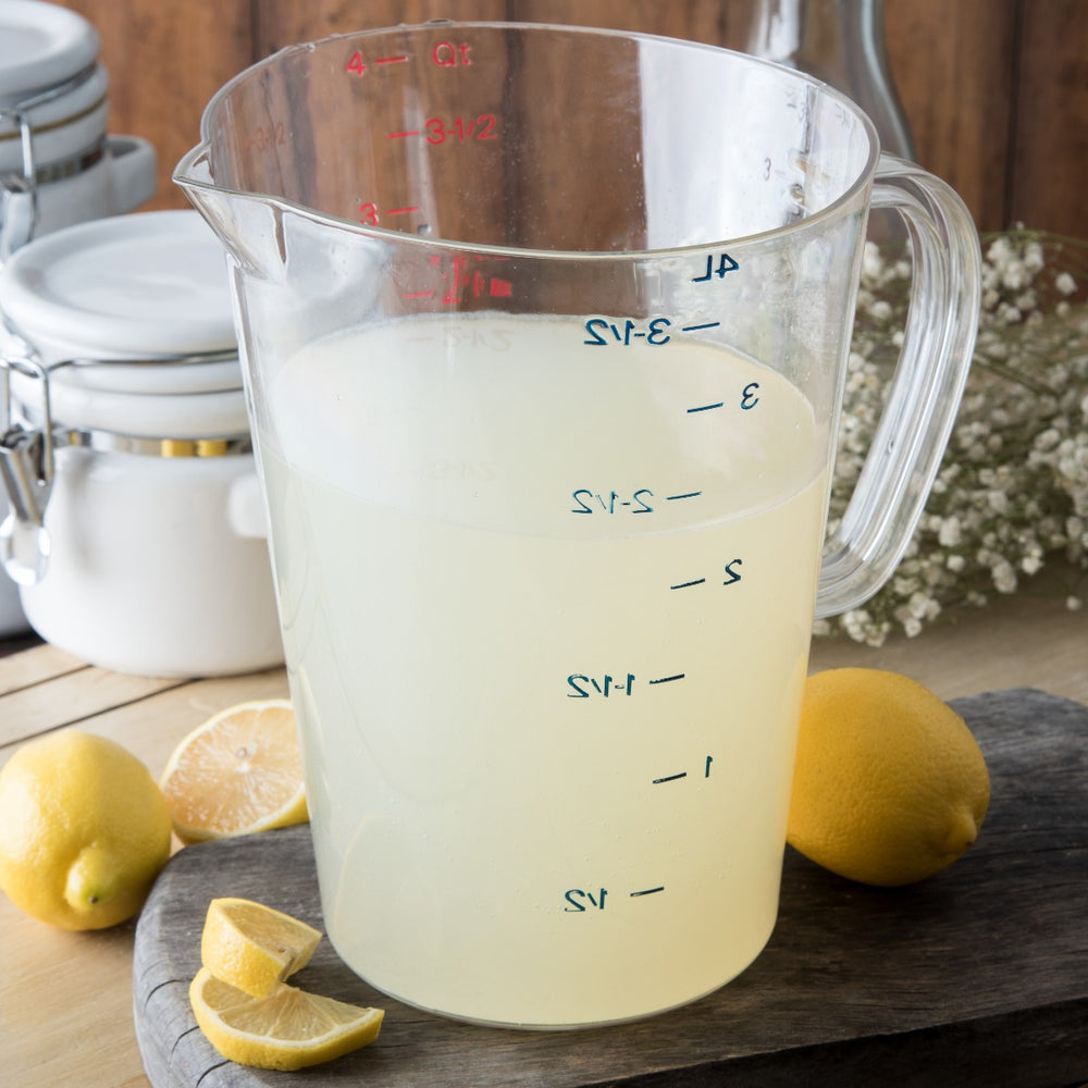 Carlisle 4314507 Carlisle Measuring Cup 128 oz, Clear Plastic