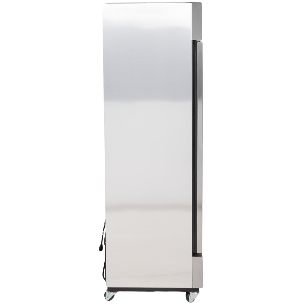 True T-19FZ-HC 1-Section Right Hinged 1 Solid Door Zero° Reach-In Freezer 27" - 115v