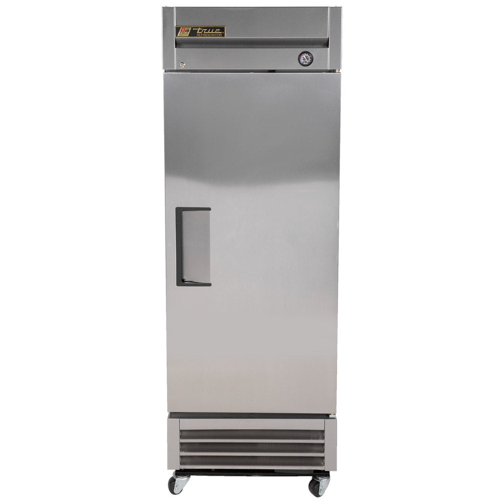 True T-19FZ-HC 1-Section Right Hinged 1 Solid Door Zero° Reach-In Freezer 27" - 115v