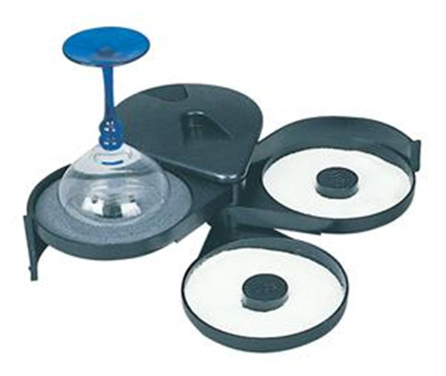 Spill-Stop 444-00 Plastic 3-Tier Margarita Glass Rimmer - Rims a 5-1/4" Glass