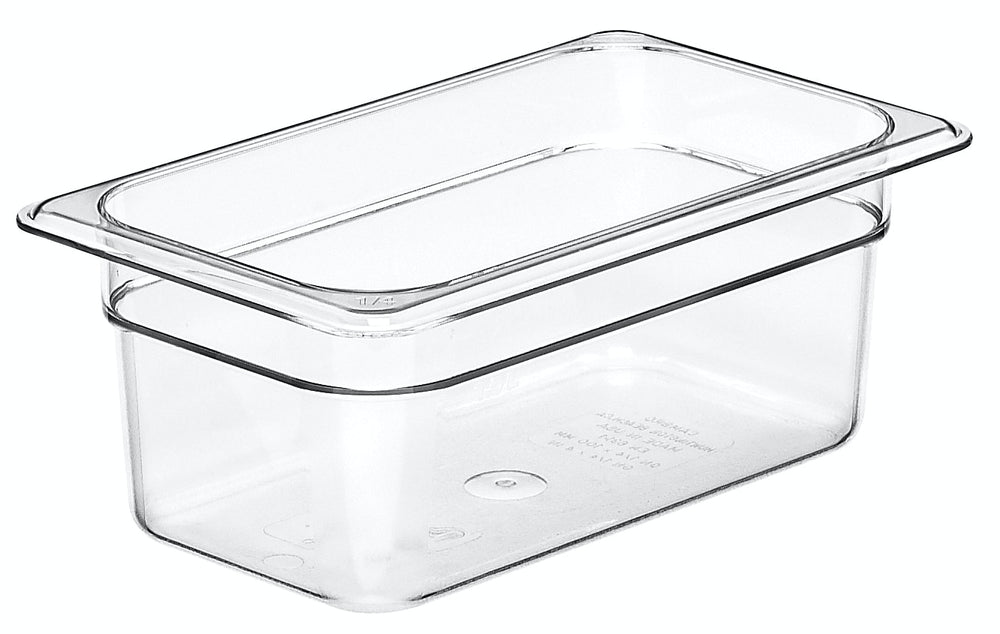 Cambro 24CW135 Cambro Food Pan 1/2 Size 4" Deep Clear