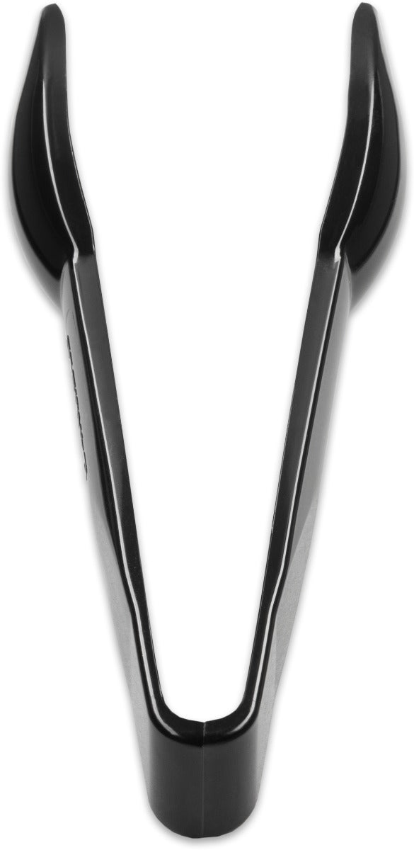 Carlisle 460603 Carly 1-Piece Plastic Salad Tongs 6" - Black