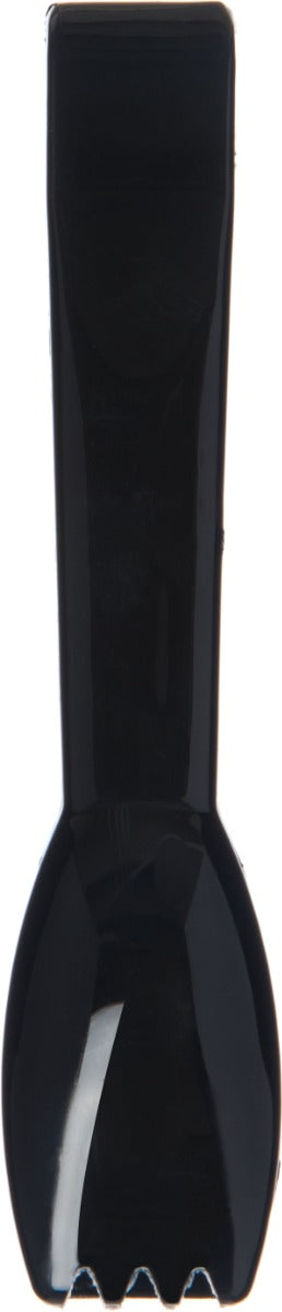 Carlisle 460603 Carly 1-Piece Plastic Salad Tongs 6" - Black
