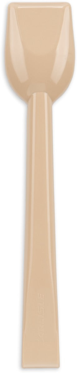 Carlisle 460606 Carly 1-Piece Plastic Salad Tongs 6" - Beige