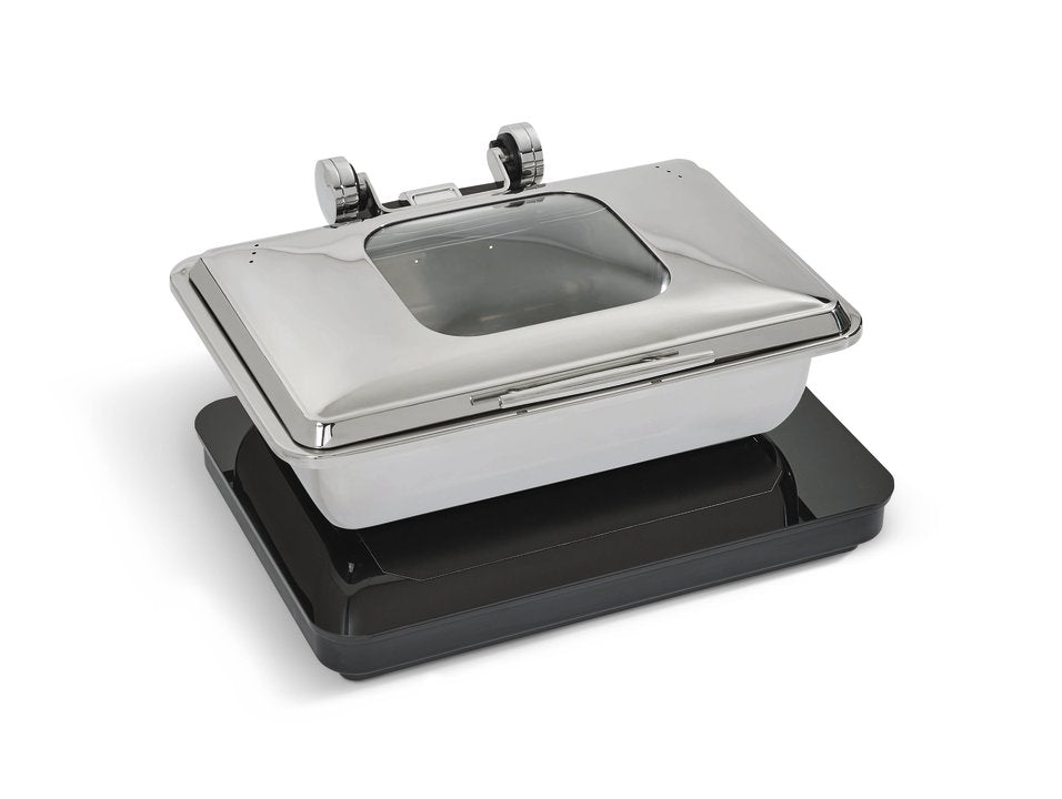 Vollrath 4644070 Non-Slip Mat for Mirage Induction Buffet Warmers & Chafers 16" x 8" - Black