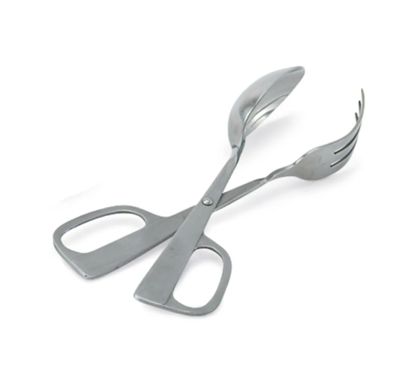 Vollrath 46925 10"L Stainless Salad Tongs - 10ea/Case