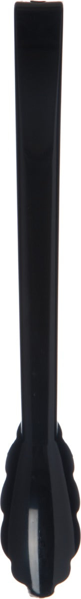 Carlisle 471203 Carly 1-Piece Plastic Scalloped Utility Tongs 12" - Black