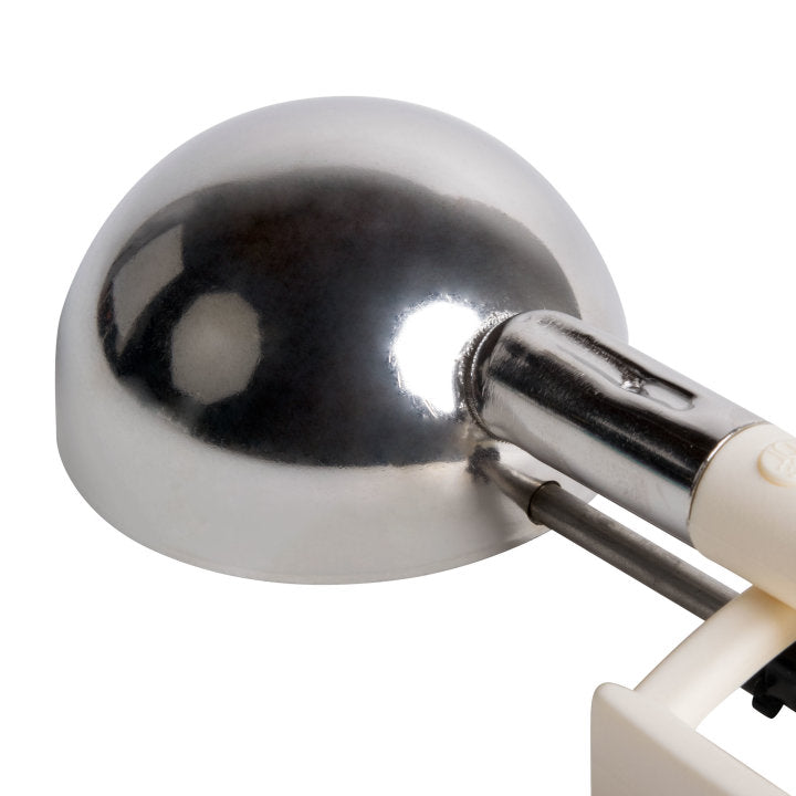 Vollrath 47392 Jacob's Pride Standard Length Disher with Ivory Squeeze Handle 3.2 oz. - Size 10 - 12/Case